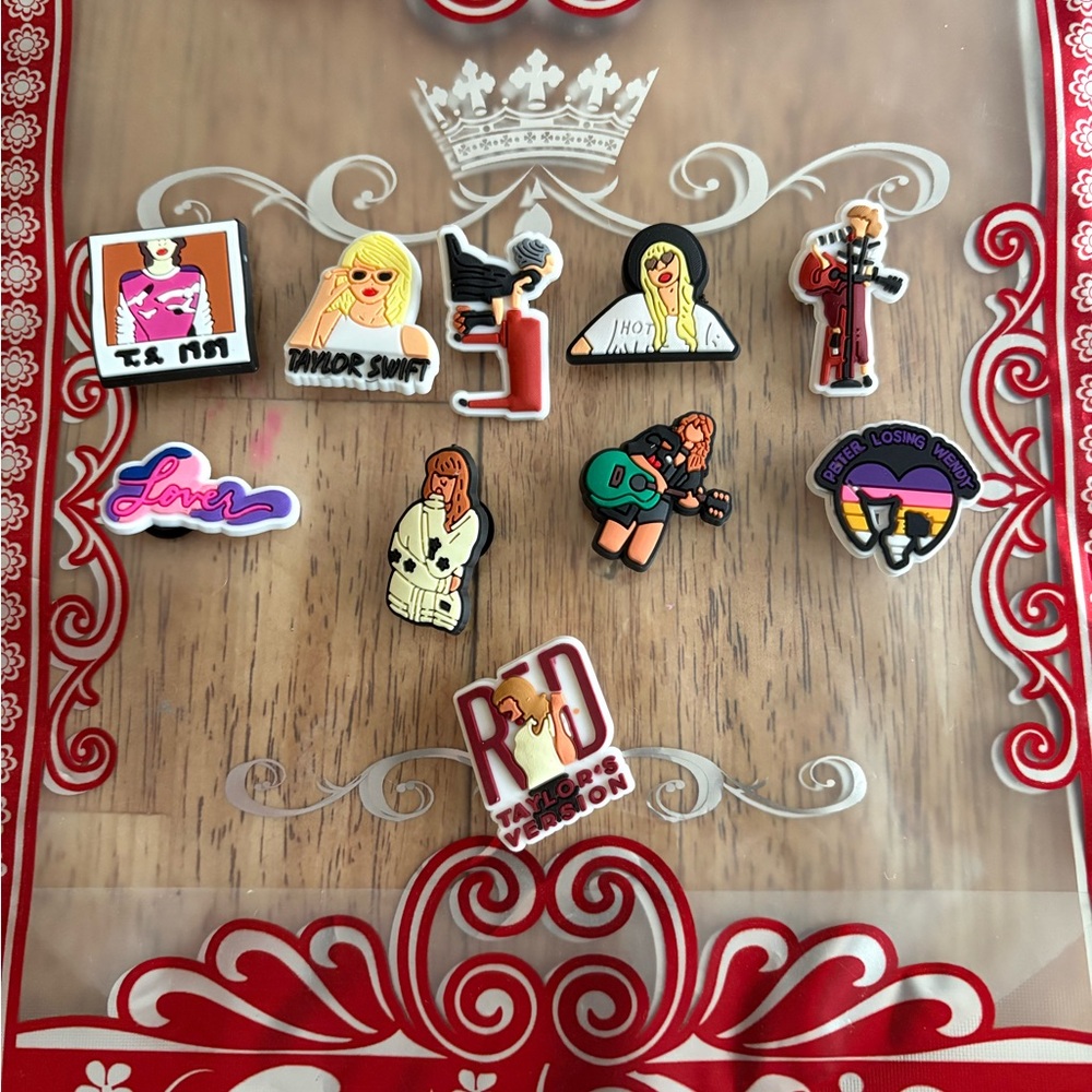 Colorful Kids 10 Taylor Swift Croc Charms
